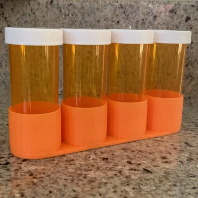 Giá đỡ hộp thuốc cho tối đa bốn lọ thuốc