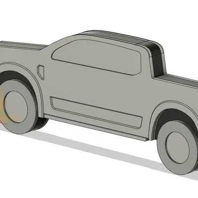 Móc khóa Ford Ranger 2023 với các thân xe riêng biệt