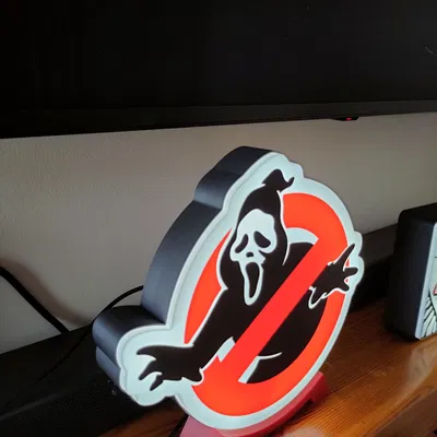 Đèn hộp ánh sáng lấy cảm hứng từ Ghostbusters và Ghostface