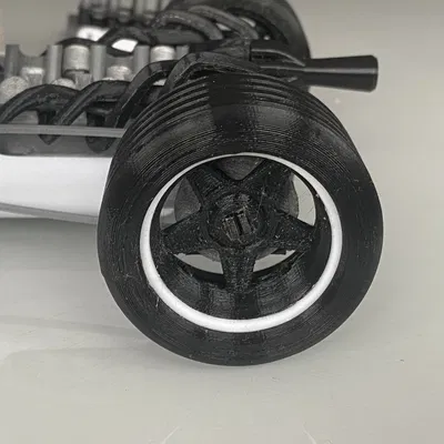 Bánh xe hai màu cho mô hình xe đua SCARBO SVF1