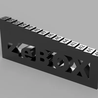 CÂLE DE RÉGLAGE HAUTEUR AXE 8MM RC 1:5 DROOP GAUG