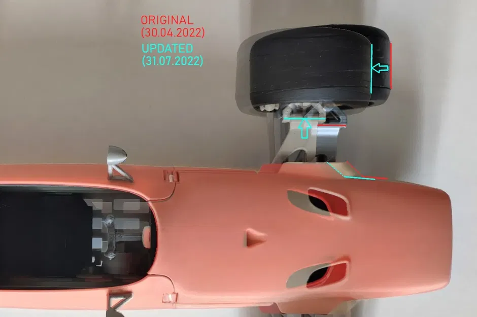 Mô hình xe đua SCARBO SVF1 với cửa và động cơ hoạt động - Image 2