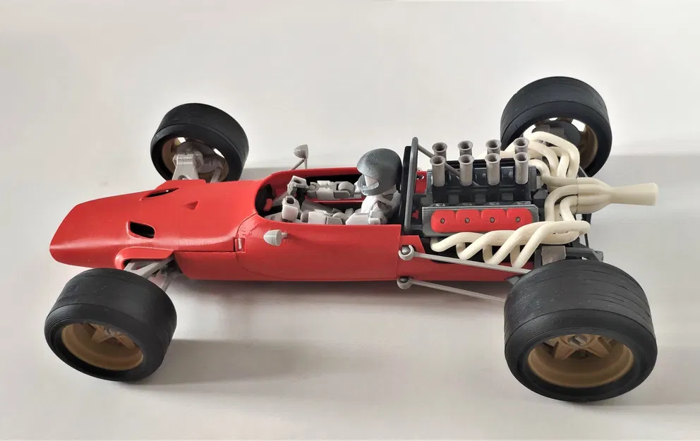 Mô hình xe đua SCARBO SVF1 với cửa và động cơ hoạt động - Image 5