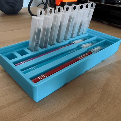 Bộ đựng Skalpel cho 3 lưỡi dao cắt Gridfinity