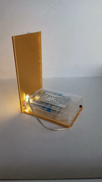 Giá đỡ LED đơn giản cho lithophane kỷ niệm người đã mất - Image 2