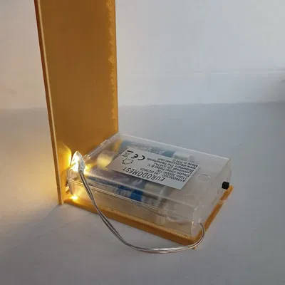 Giá đỡ LED đơn giản cho lithophane kỷ niệm người đã mất