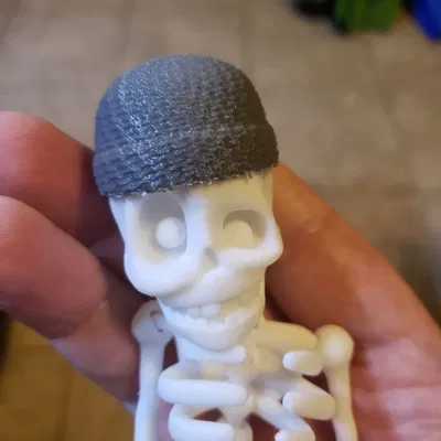 Mũ len cho nhân vật xương Flexi Factory