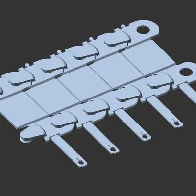 Chuỗi cáp kéo phẳng in và gập