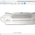 Móc khóa Ford Mondeo / Fusion MK5 nhiều màu sắc - Thumbnail 2