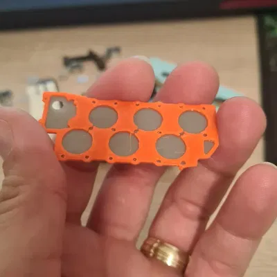 Móc khóa VR6 cho xe Volkswagen Superb, Golf, Passat