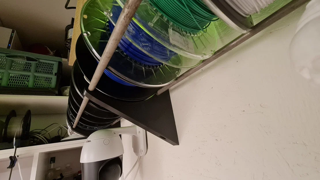Giá treo cuộn filament gắn tường 3D - Image 1