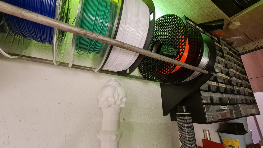 Giá treo cuộn filament gắn tường 3D - Image 2