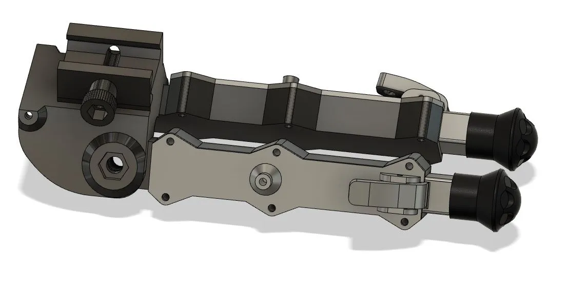 Chân đế hai chân có thể thu gọn cho súng trường picatinny - Image 2