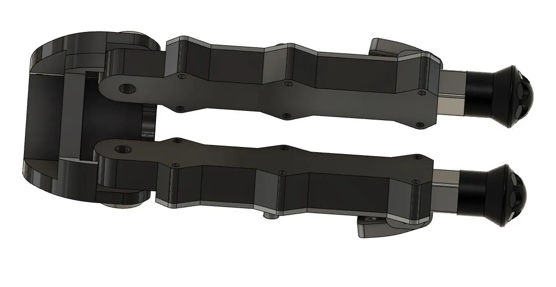 Chân đế hai chân có thể thu gọn cho súng trường picatinny - Image 4