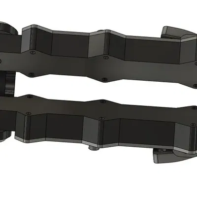 Chân đế hai chân có thể thu gọn cho súng trường picatinny