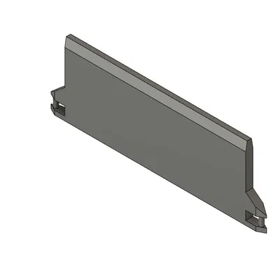 Phụ kiện trọng lượng đáy cho rèm cuốn dọc