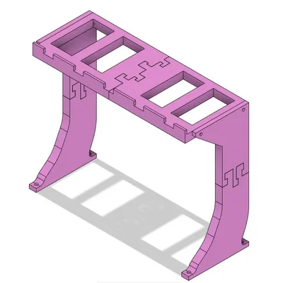 Giá đỡ cuộn MMU phía sau máy in 3D