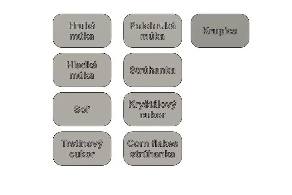 Tên nhãn dán cho hộp đựng gia vị và thực phẩm - Image 2