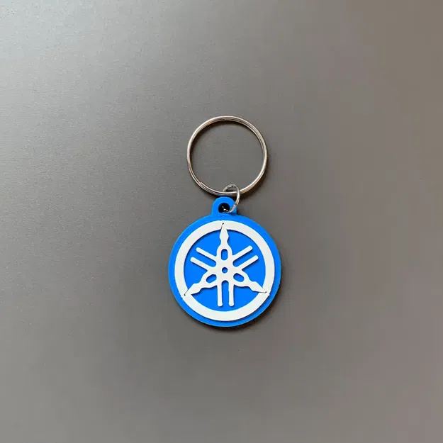 Móc khóa thương hiệu Yamaha in 3D với thiết kế đơn giản - Image 1