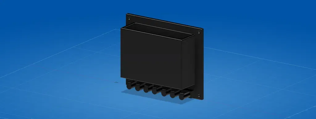 Giá treo chìa khóa tích hợp hộp thư - Image 3