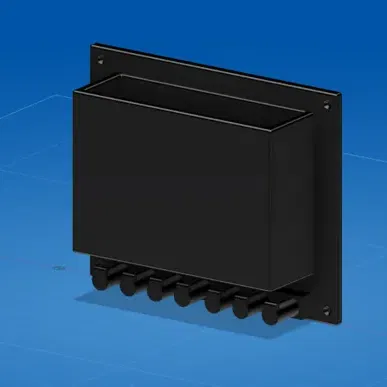 Giá treo chìa khóa tích hợp hộp thư