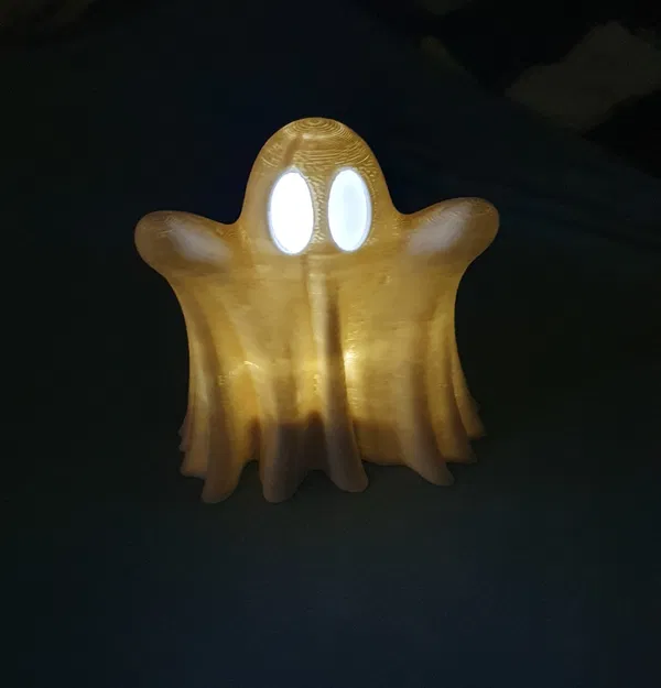 Đèn LED ma Ghost Booh sử dụng pin CR2032 - Image 1