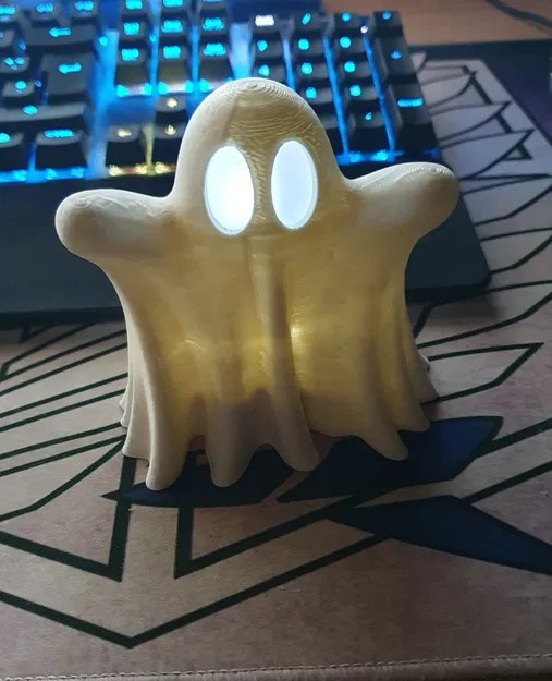 Đèn LED ma Ghost Booh sử dụng pin CR2032 - Image 2