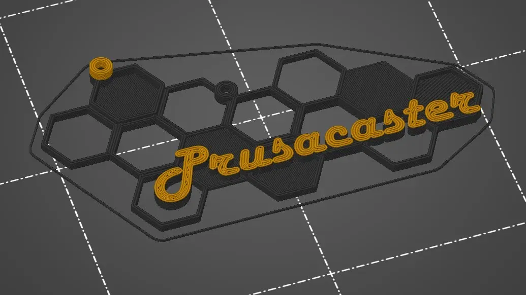 Đồ trang trí đầu guitar Prusacaster phong cách Prusa-Hexagon - Image 2