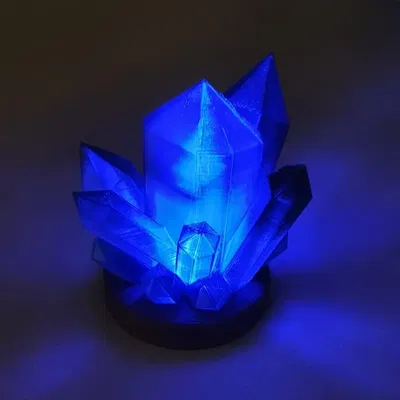 Đèn LED pha lê có pin CR2032 và công tắc tích hợp