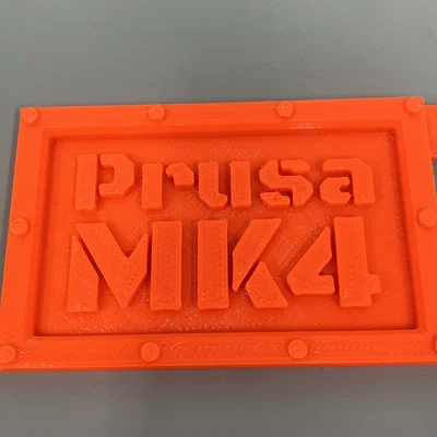 Biểu tượng Prusa MK4 cho máy in 3D