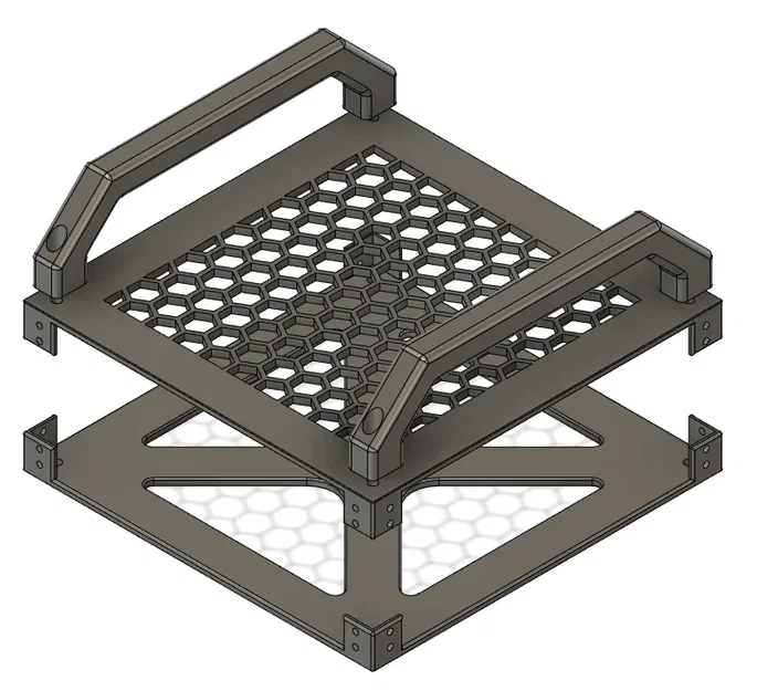 Giá đỡ máy chủ 10 inch sử dụng thanh nhôm 2020 - Image 1