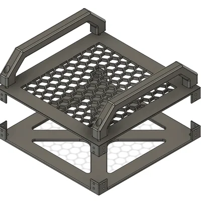 Giá đỡ máy chủ 10 inch sử dụng thanh nhôm 2020