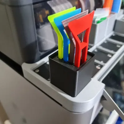 Giá đỡ dụng cụ cạo in Gridfinity cho giường in 3D