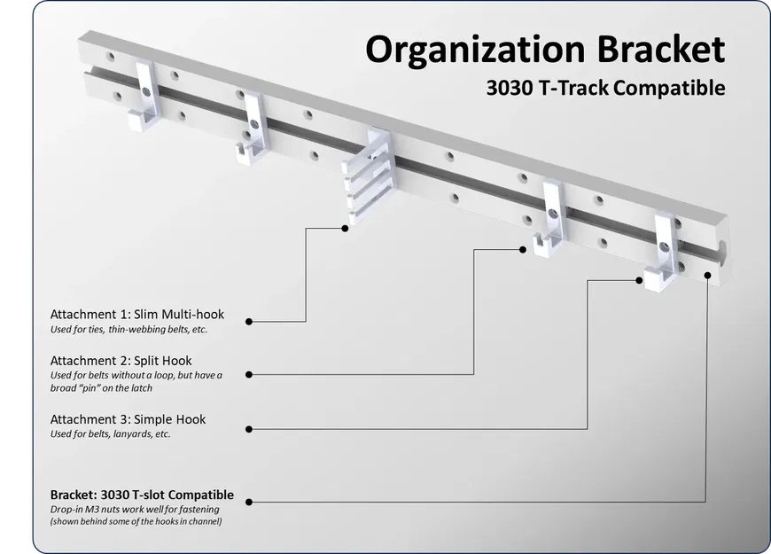 Giá đỡ tổ chức treo đồ với móc đa năng cho tủ quần áo - Image 1