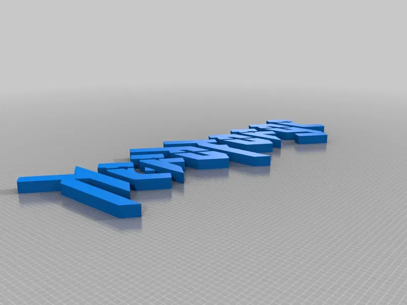 Biểu tượng và chữ cái NerdForge trong mô hình 3D - Image 3