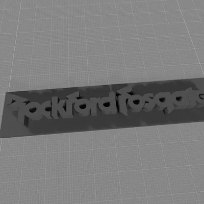 Biểu tượng Amp Rockford Fosgate để in và gắn lên đồ vật