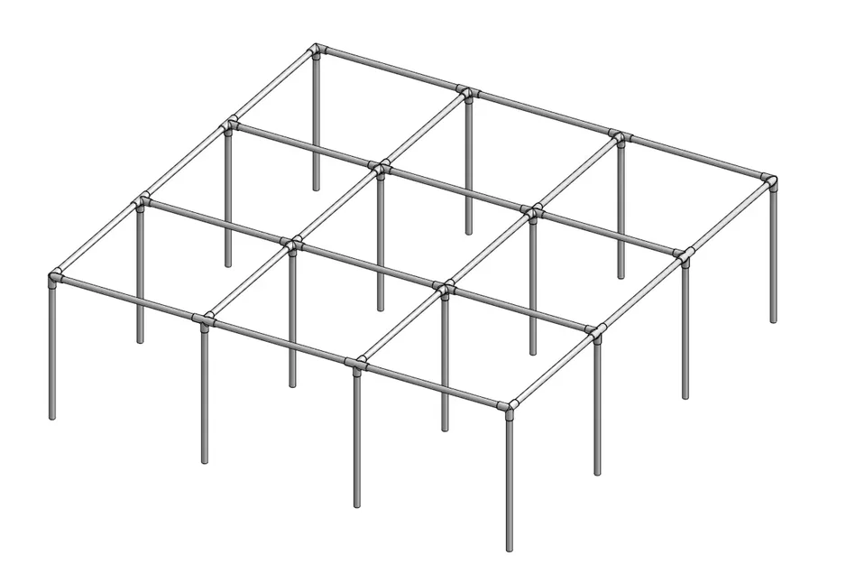 Kết nối trò chơi 9 ô cho ống PVC 1" và 1.5 - Image 1