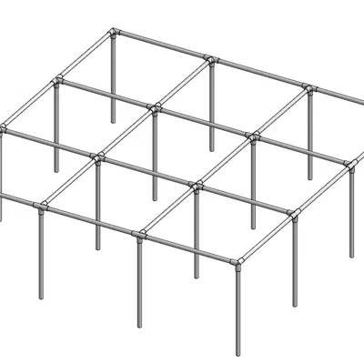 Kết nối trò chơi 9 ô cho ống PVC 1" và 1.5