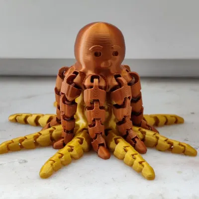 Bạch tuộc dẻo vui nhộn in ngay tại chỗ