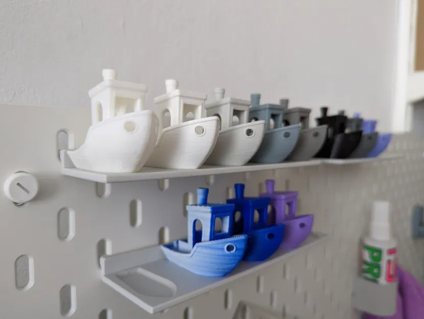 Giá kệ Benchy tối giản cho bảng ghim Ikea Skadis - Image 1