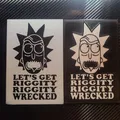 Logo "Lets get riggity riggity wrecked" với Rick Sanchez - Thumbnail 1