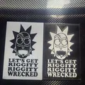 Logo "Lets get riggity riggity wrecked" với Rick Sanchez - Thumbnail 2