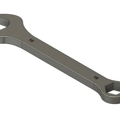 Chìa khóa móc khóa hình chìa vặn 10mm dành cho thợ sửa chữa