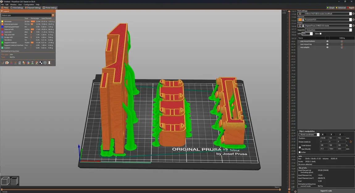 Giá đỡ màn hình cho thùng máy Cooler Master QUBE 500 - Image 10