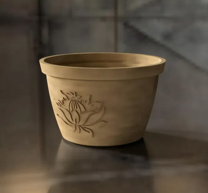 Chậu cây nghệ thuật thiết kế độc đáo trong Fusion360 - Image 1