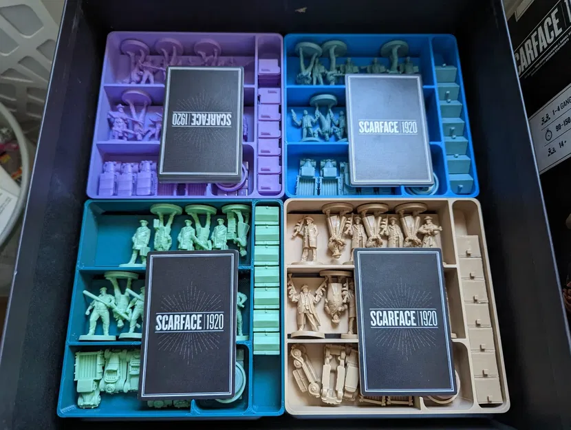 Bộ đựng trò chơi Scarface 1920 cho bàn cờ - Image 1