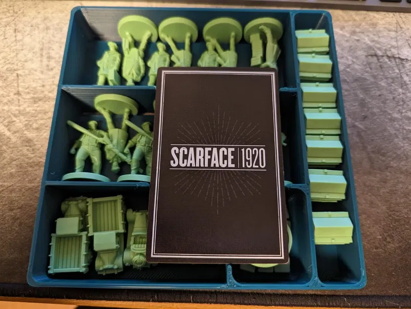 Bộ đựng trò chơi Scarface 1920 cho bàn cờ - Image 3