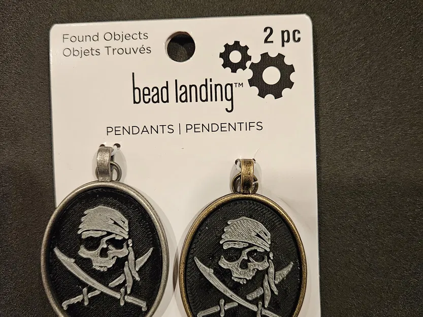 Mặt dây chuyền Jolly Roger cho trang phục Halloween - Image 2