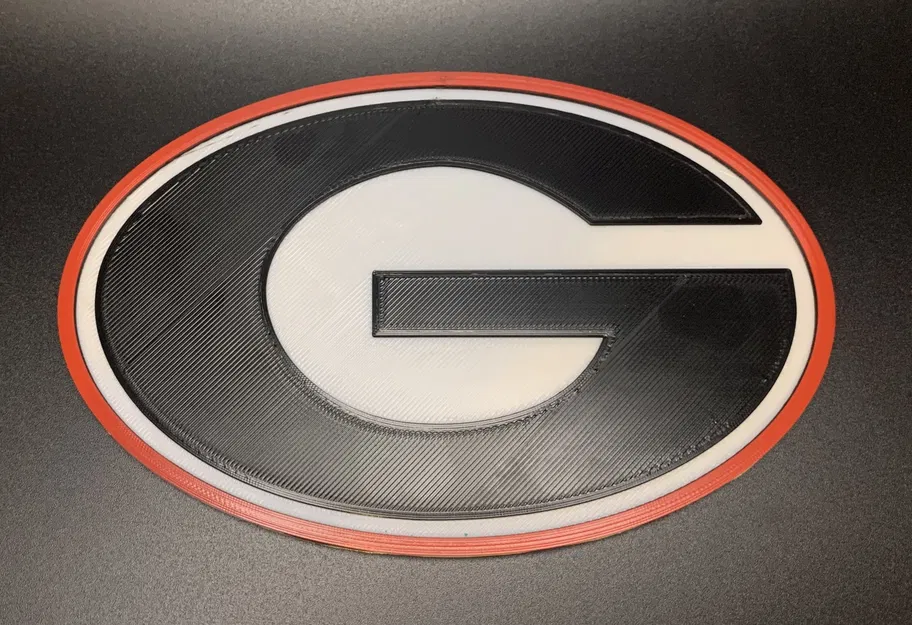 Biểu tượng 3D đội bóng đại học Georgia Bulldogs - Image 1