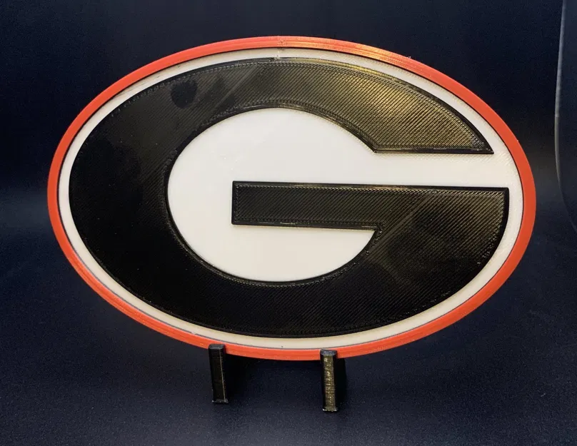 Biểu tượng 3D đội bóng đại học Georgia Bulldogs - Image 2